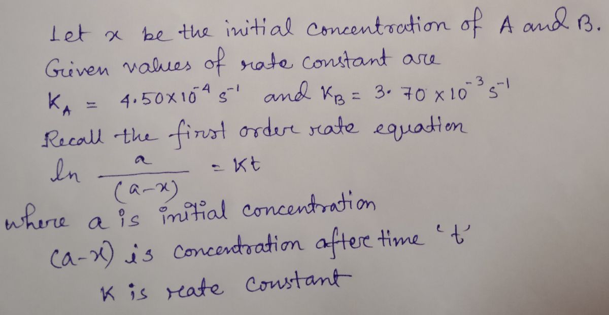 Chemistry homework question answer, step 1, image 1