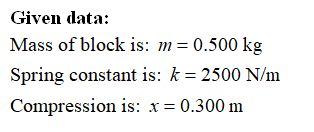 Physics homework question answer, step 1, image 1