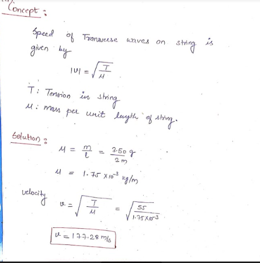 Physics homework question answer, step 2, image 1