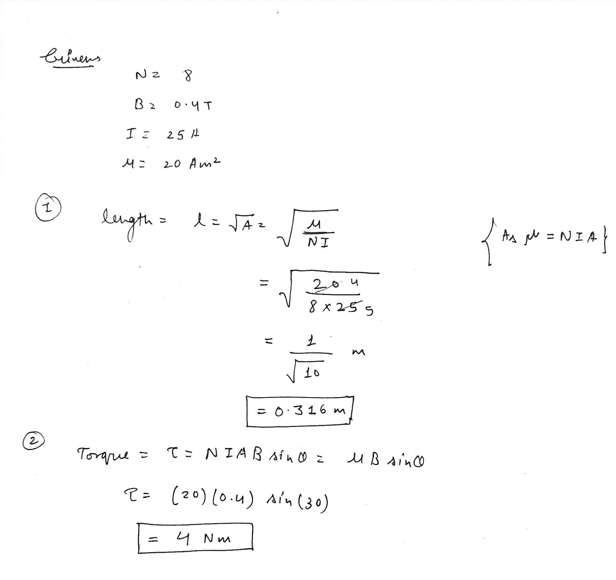 Advanced Physics homework question answer, step 1, image 1