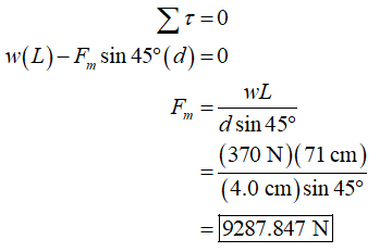 Solved 3. An athlete weighing 750 N performs an iron cross