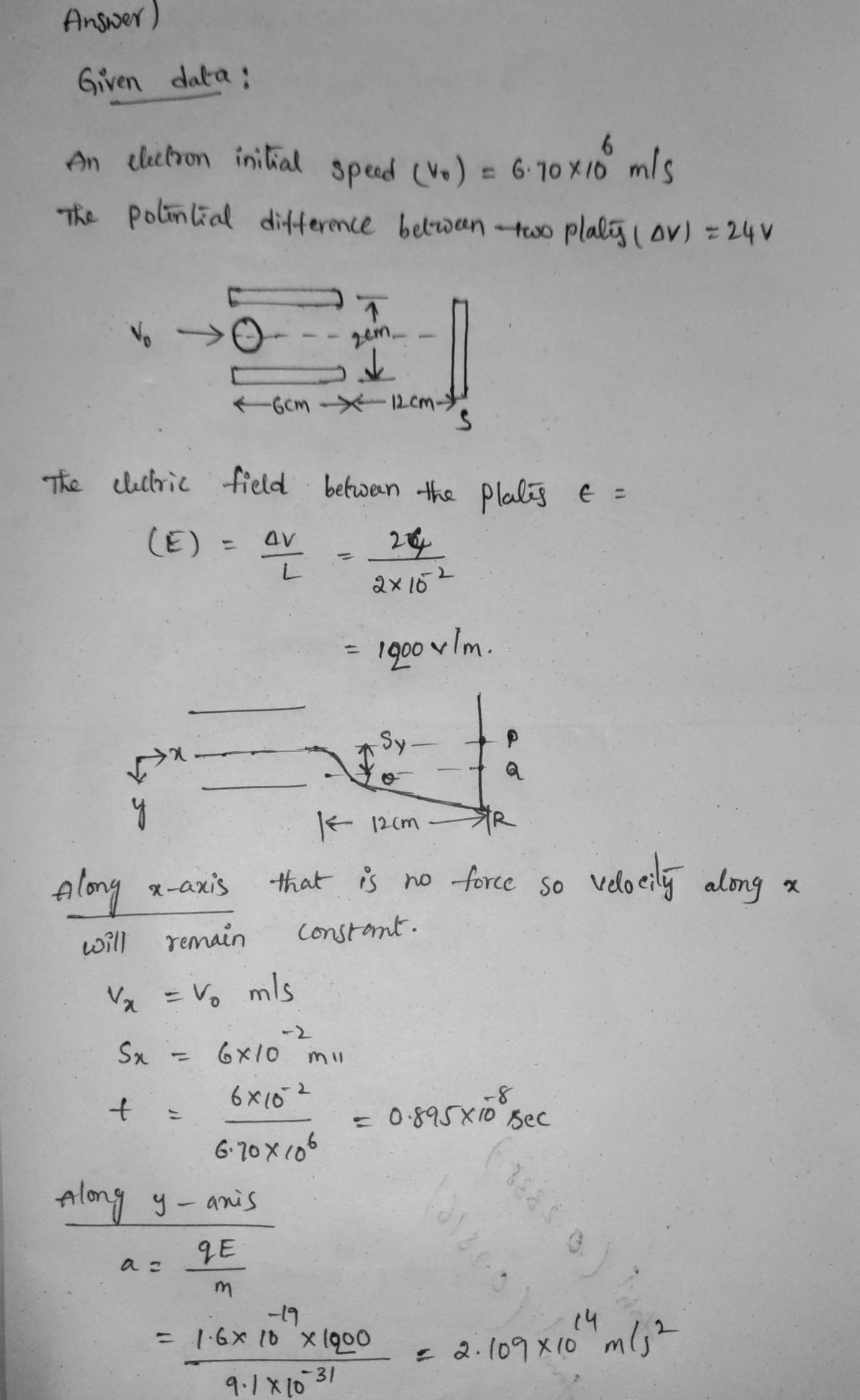 Advanced Physics homework question answer, step 1, image 1