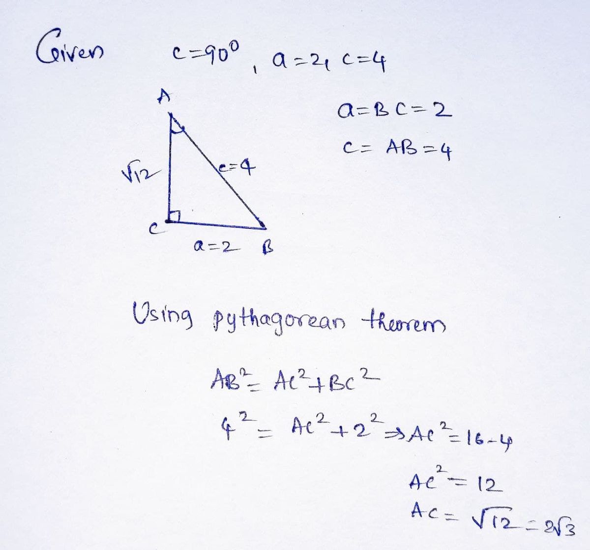 Trigonometry homework question answer, step 1, image 1