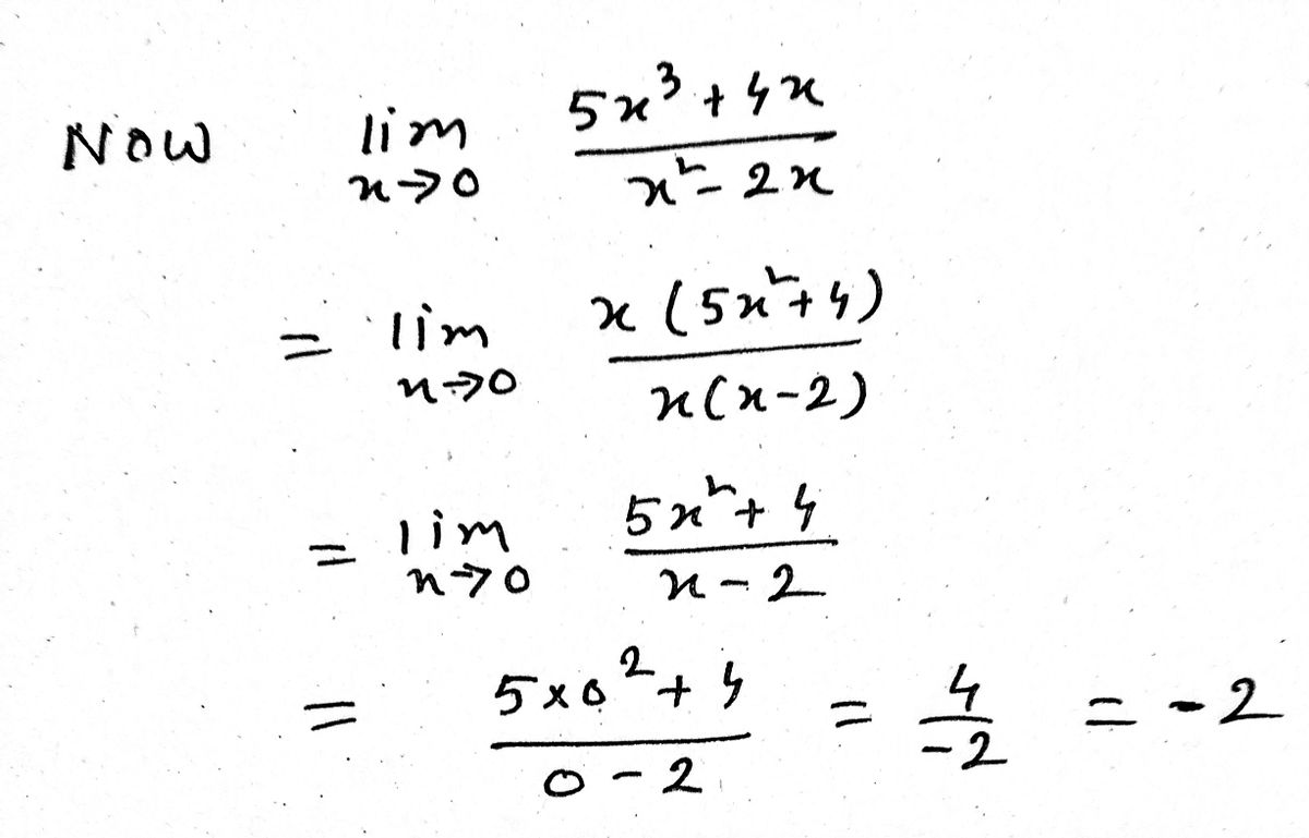 Calculus homework question answer, step 2, image 1