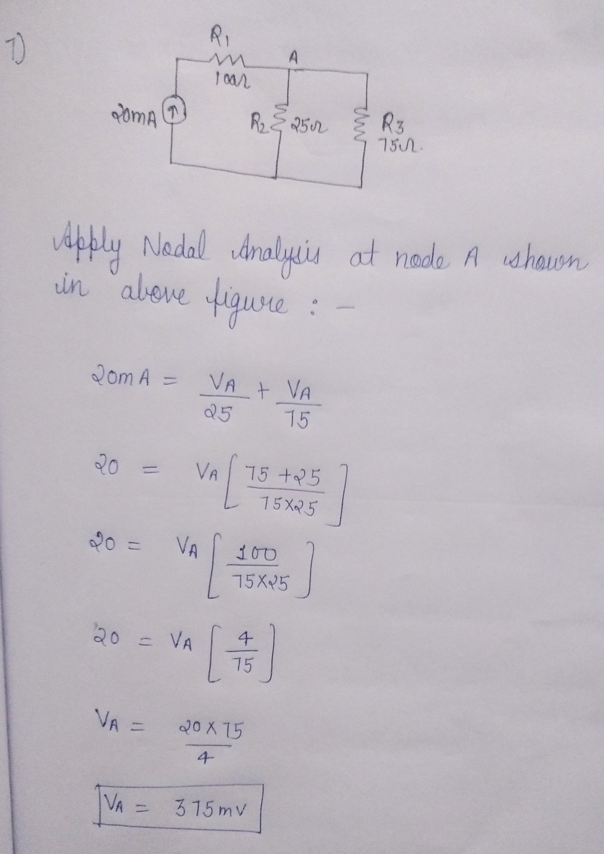 Electrical Engineering homework question answer, step 1, image 1