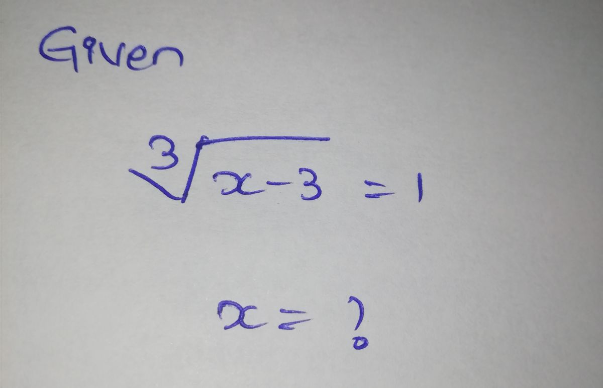 Algebra homework question answer, step 1, image 1