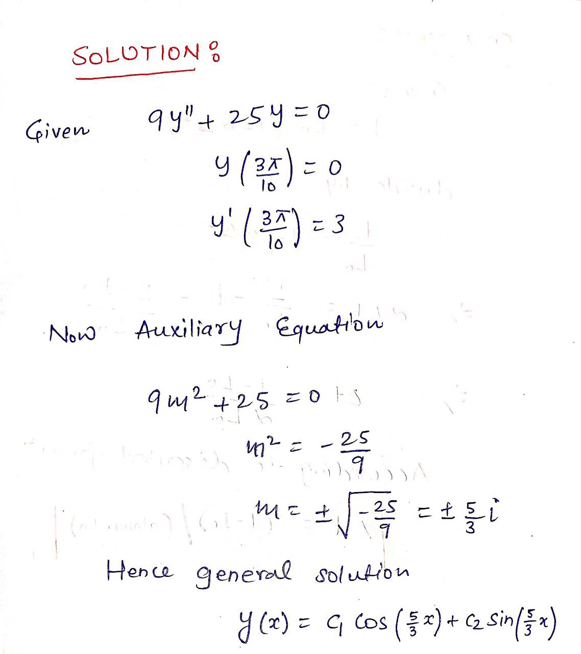 Advanced Math homework question answer, step 1, image 1