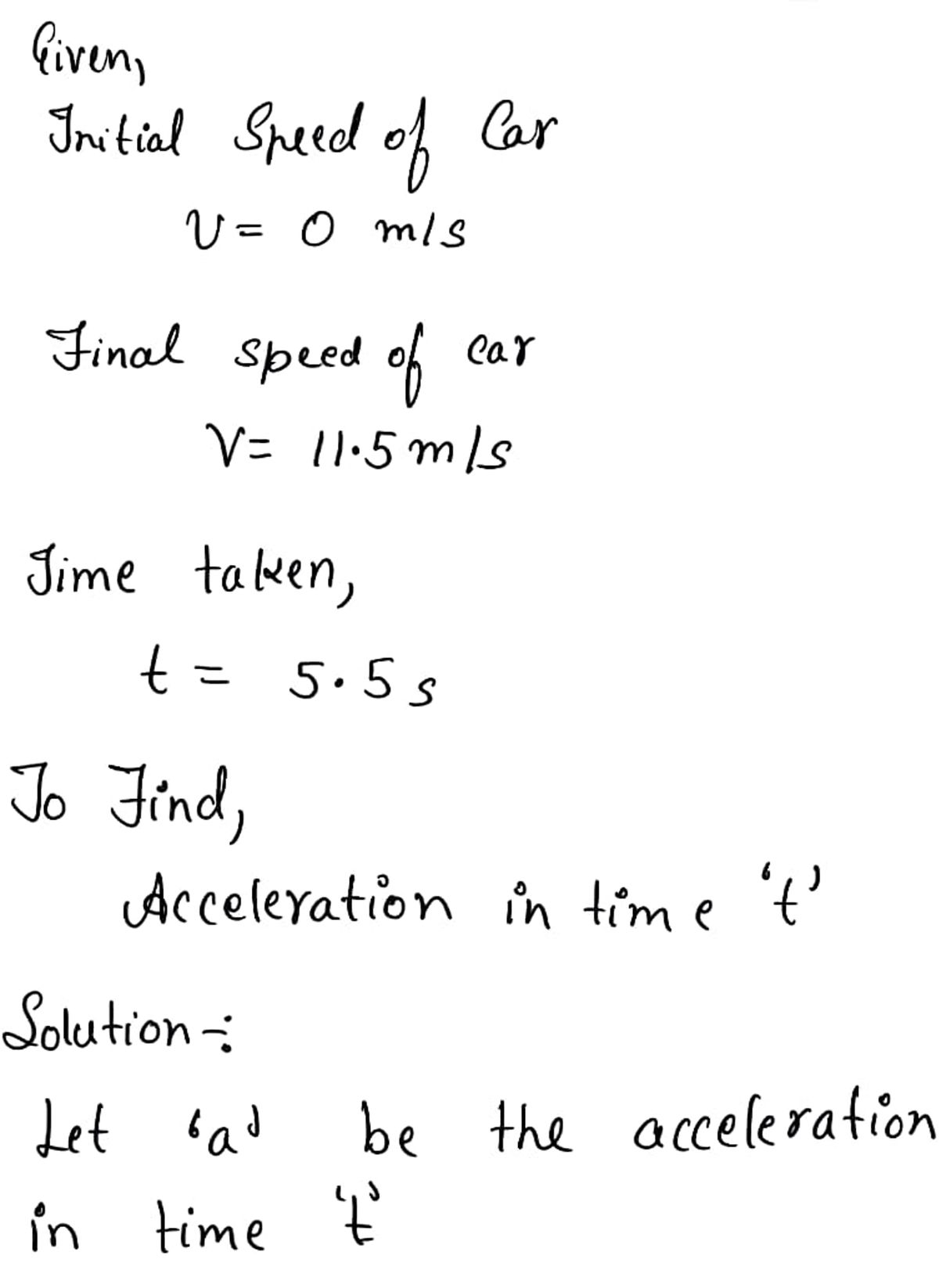 Physics homework question answer, step 1, image 1