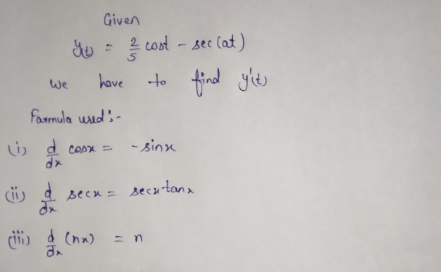 Calculus homework question answer, step 1, image 1