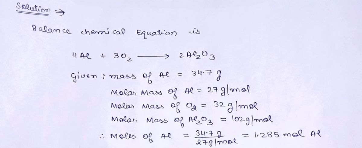 Chemistry homework question answer, step 1, image 1