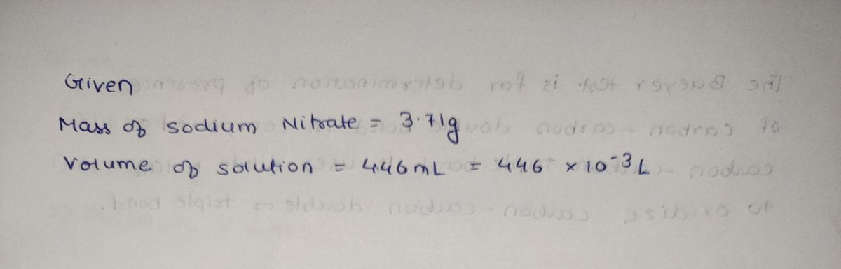 Chemistry homework question answer, step 1, image 1