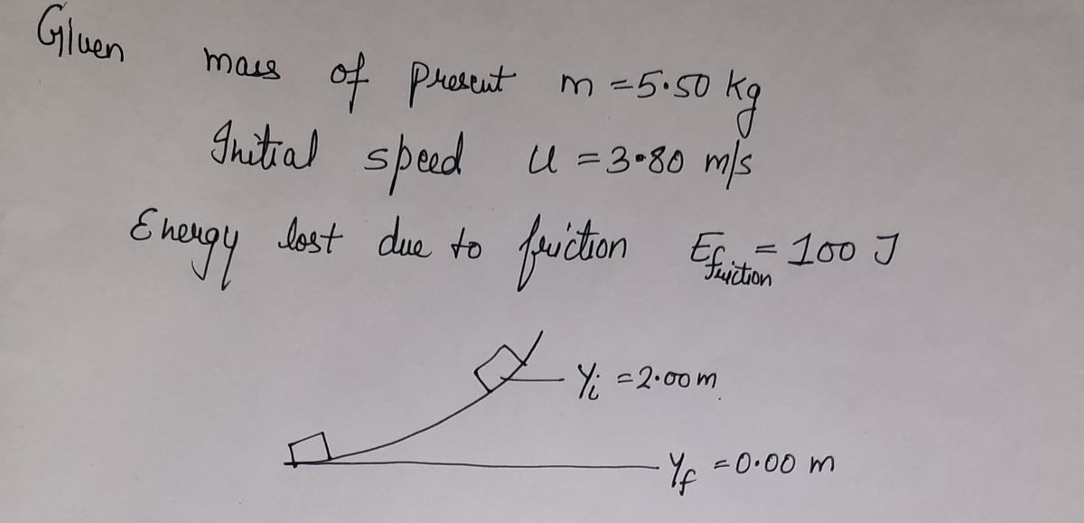 Physics homework question answer, step 1, image 1