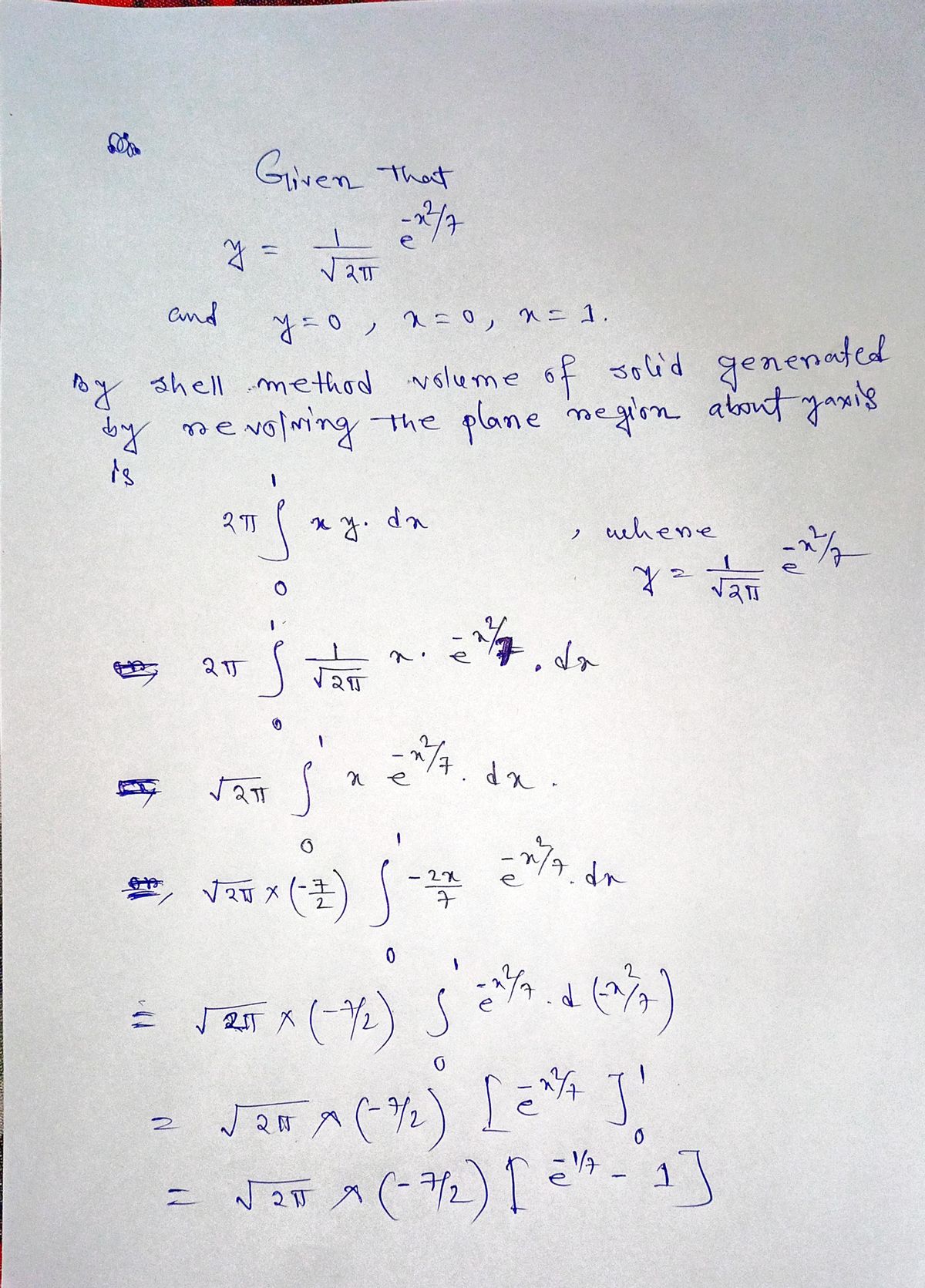 Calculus homework question answer, step 1, image 1