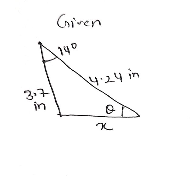 Trigonometry homework question answer, step 1, image 1