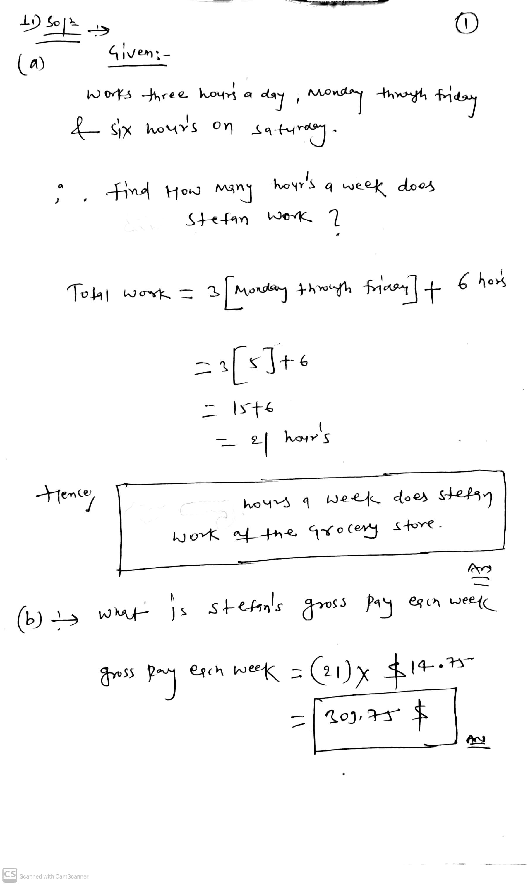 Algebra homework question answer, step 1, image 1