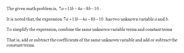 Algebra homework question answer, Step 1, Image 1