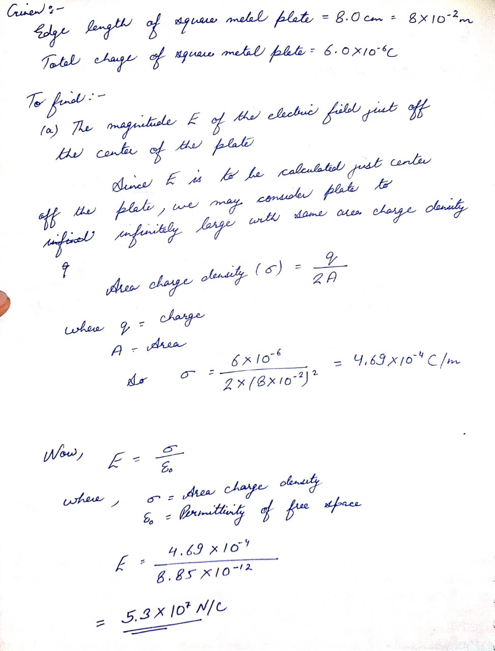 Physics homework question answer, step 1, image 1