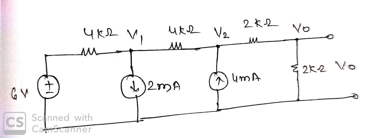 Electrical Engineering homework question answer, step 1, image 1