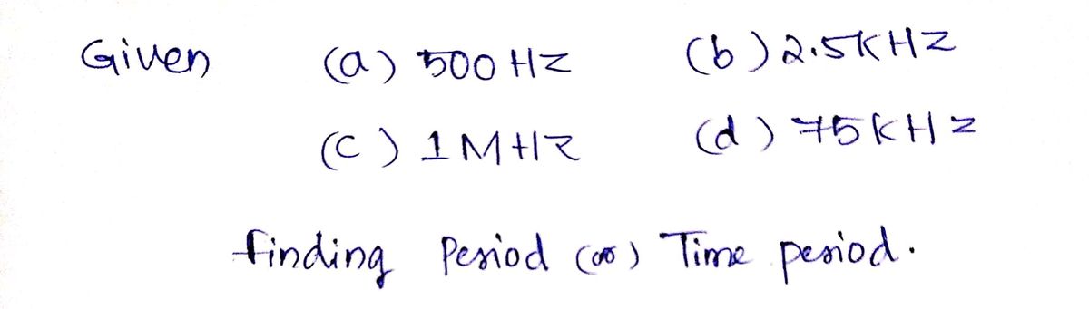 Electrical Engineering homework question answer, step 1, image 1