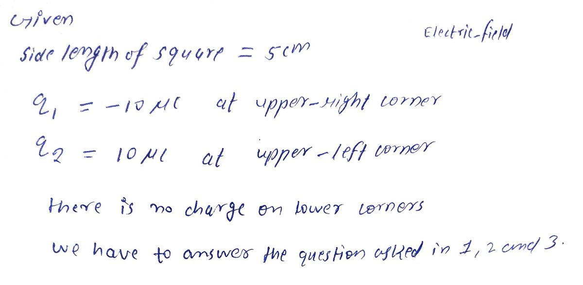 Physics homework question answer, step 1, image 1