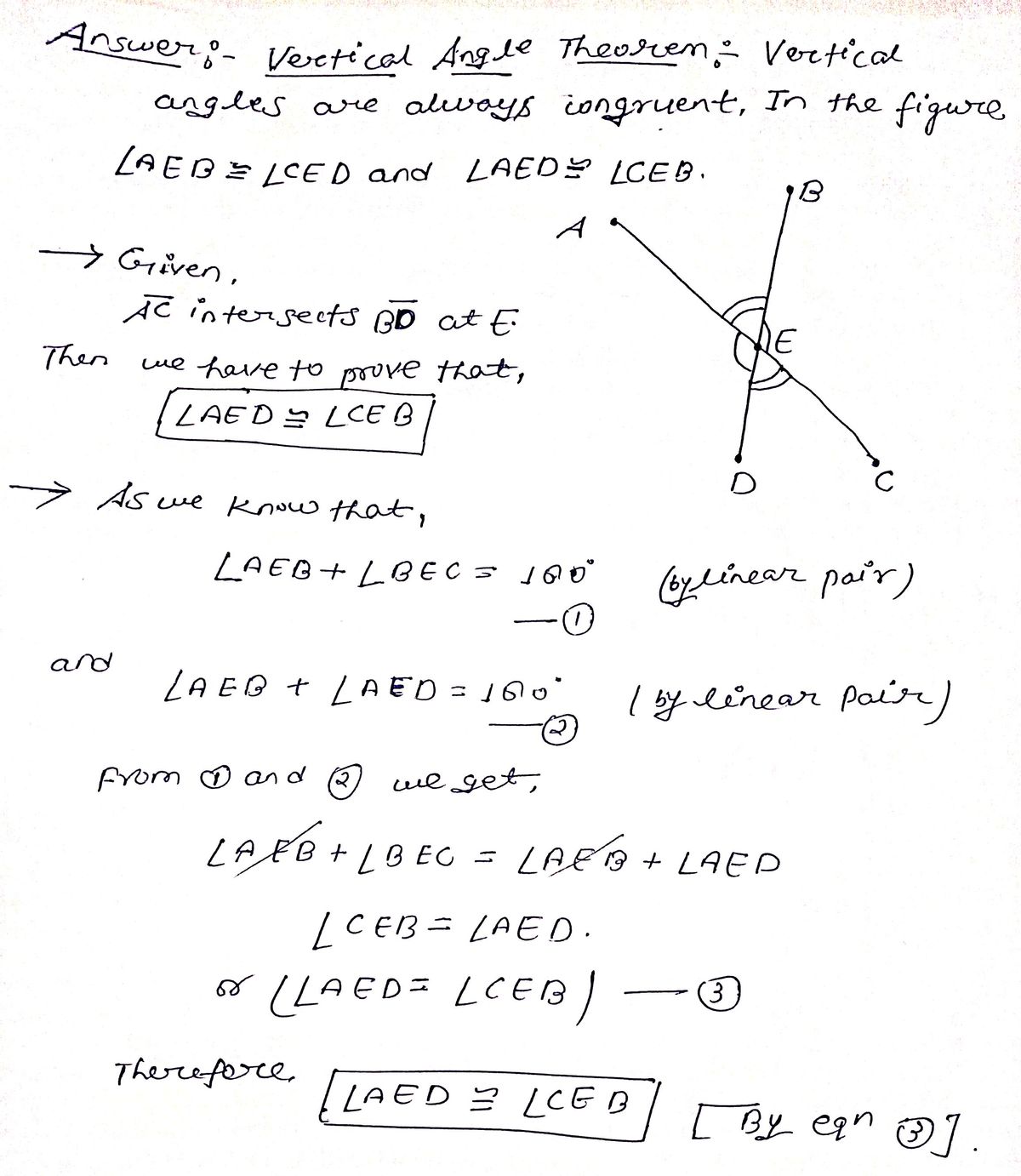 Geometry homework question answer, step 1, image 1