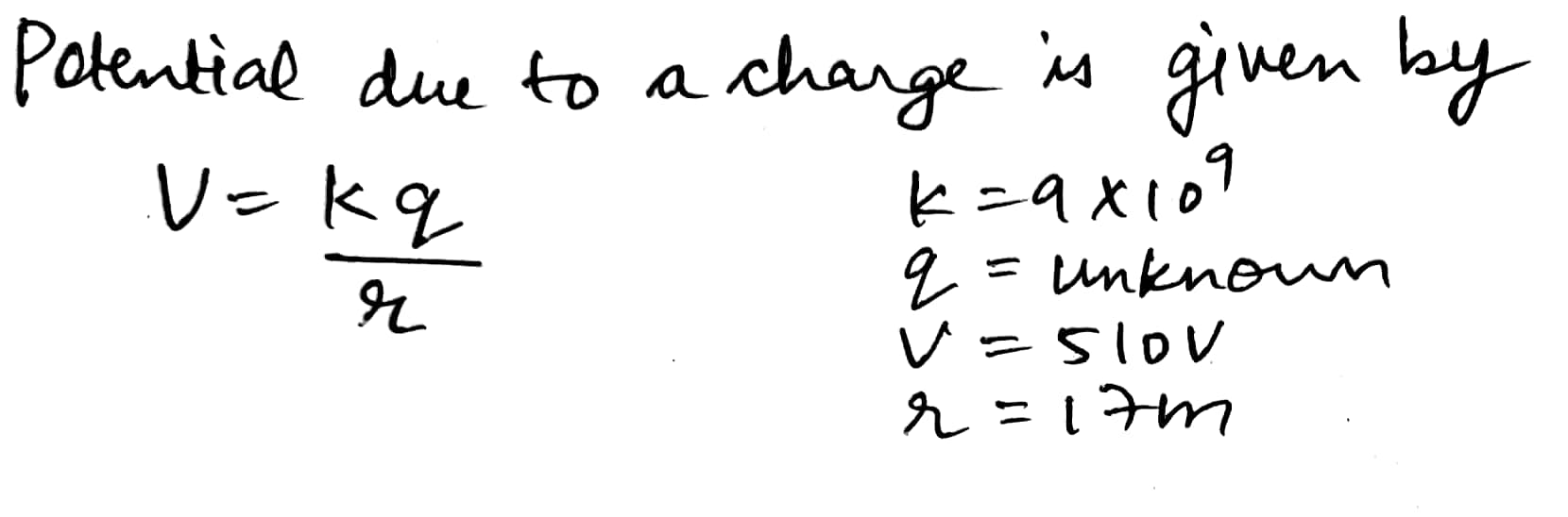 Physics homework question answer, step 1, image 1