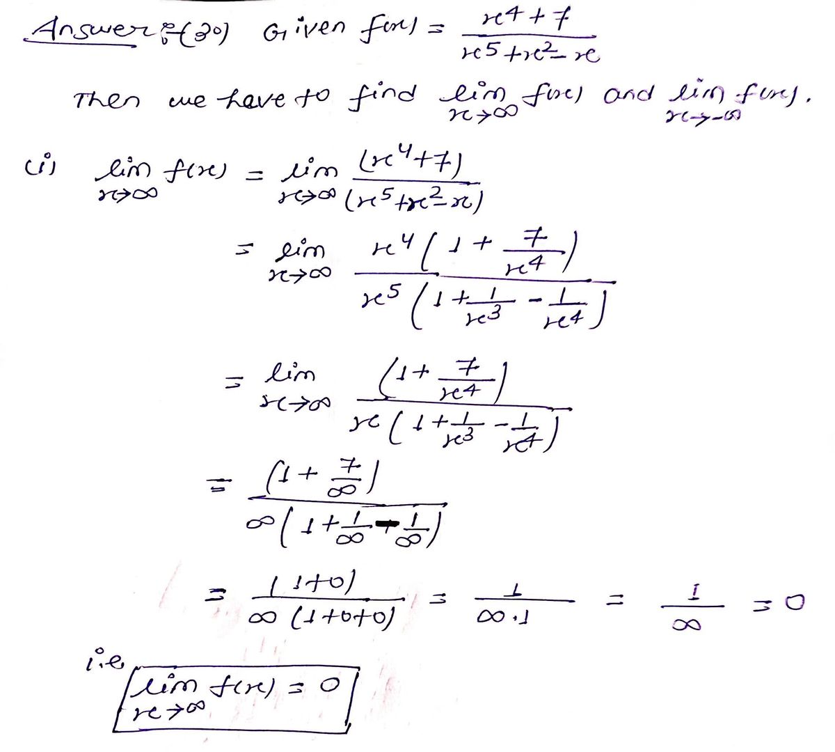 Calculus homework question answer, step 1, image 1