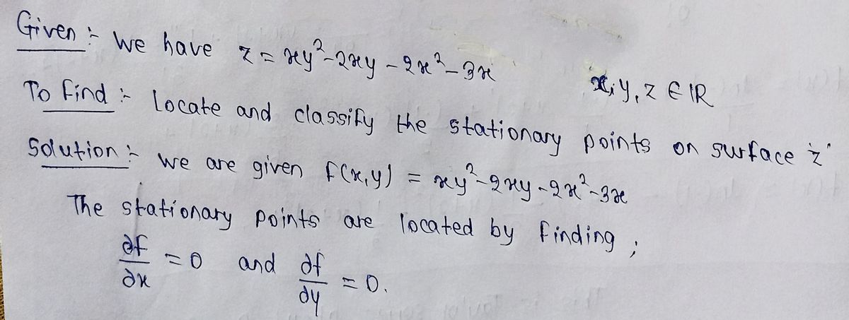 Advanced Math homework question answer, step 1, image 1