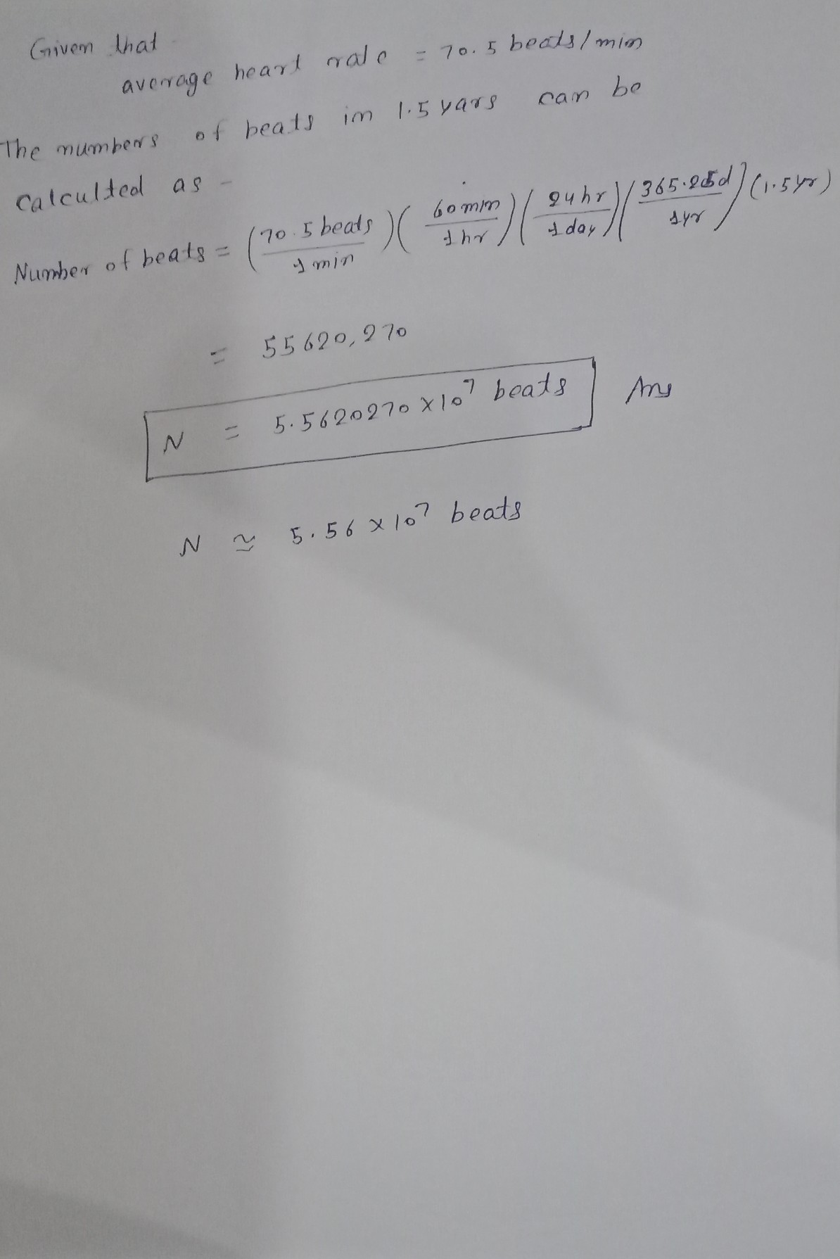 Physics homework question answer, step 1, image 1