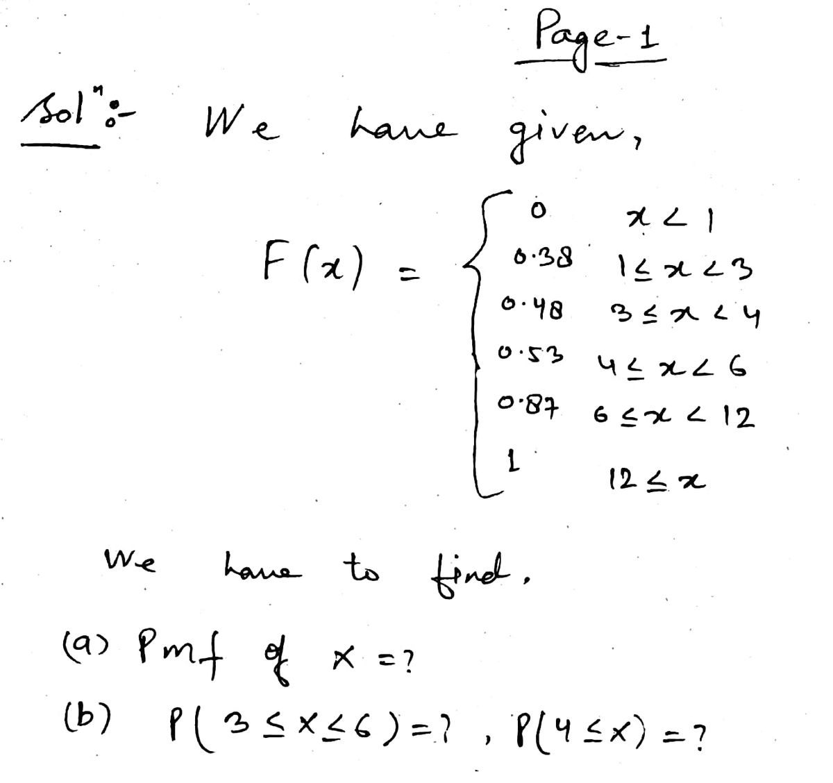 Probability homework question answer, step 1, image 1