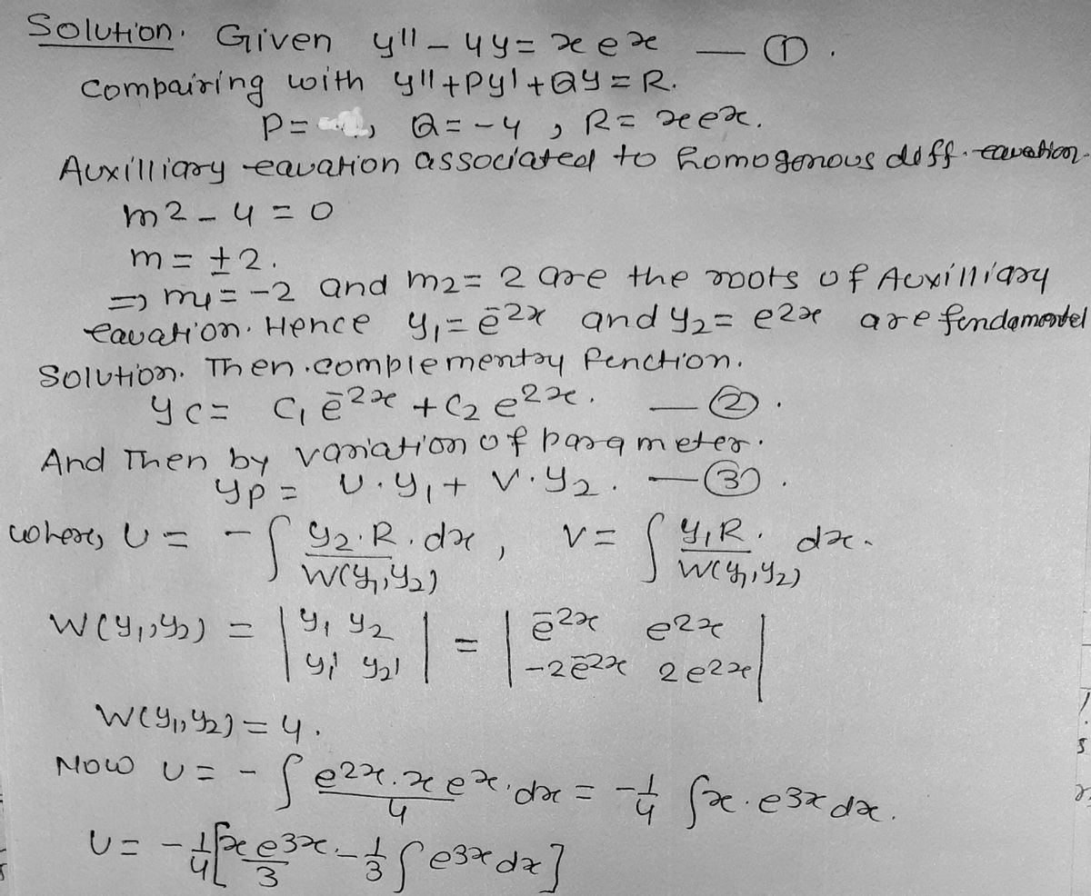 Advanced Math homework question answer, step 1, image 1