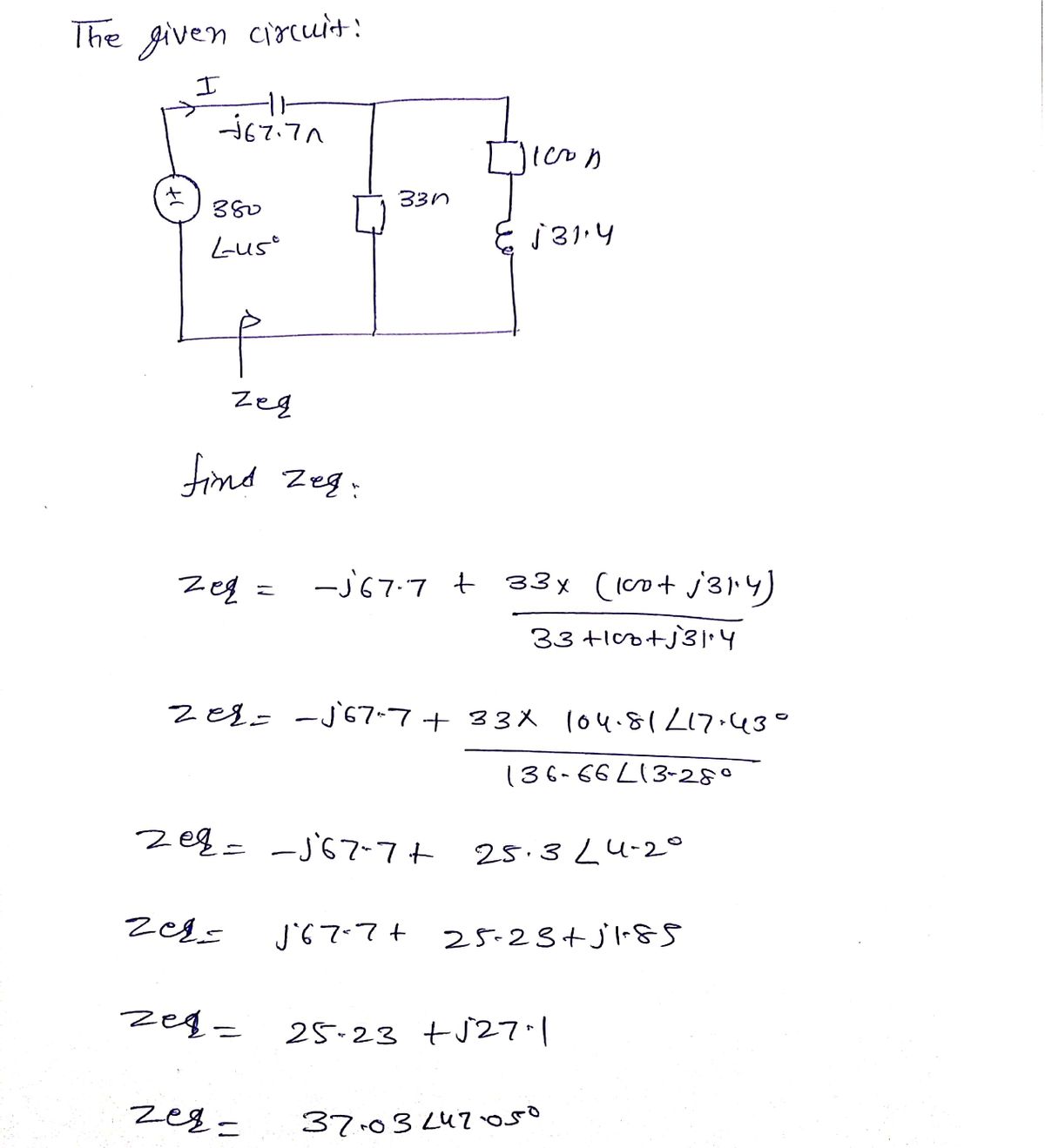 Electrical Engineering homework question answer, step 1, image 1