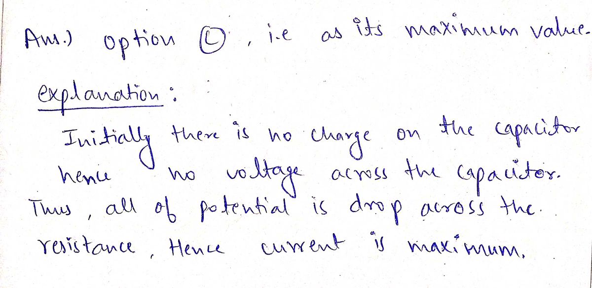 Physics homework question answer, step 1, image 1