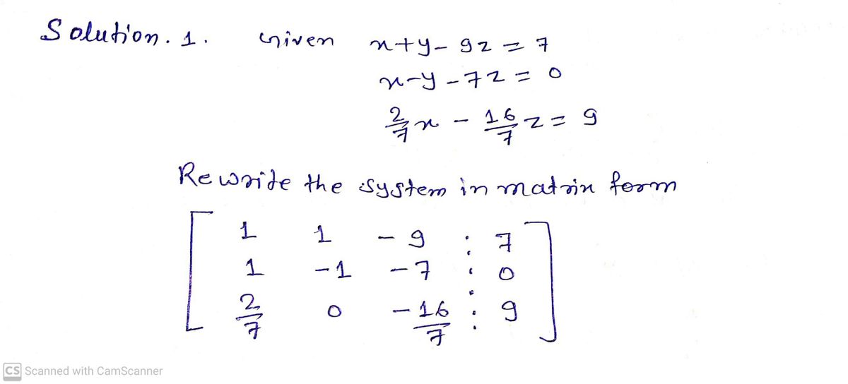 Advanced Math homework question answer, step 1, image 1