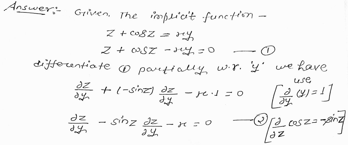 Calculus homework question answer, step 1, image 1