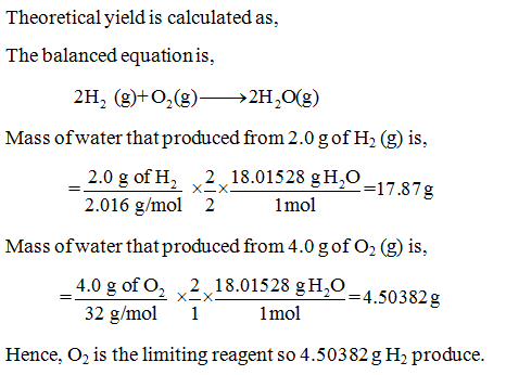 Answered What is the percent yield when 2.0 g of bartleby