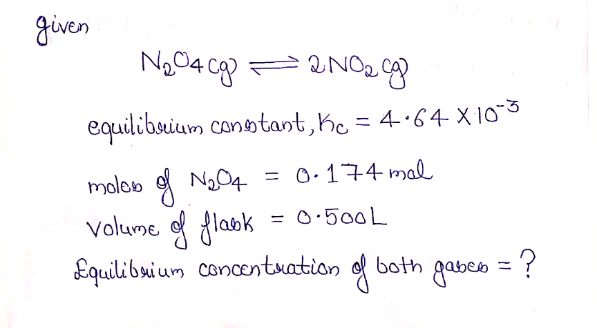 Chemistry homework question answer, step 1, image 1