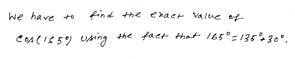 Trigonometry homework question answer, step 1, image 1