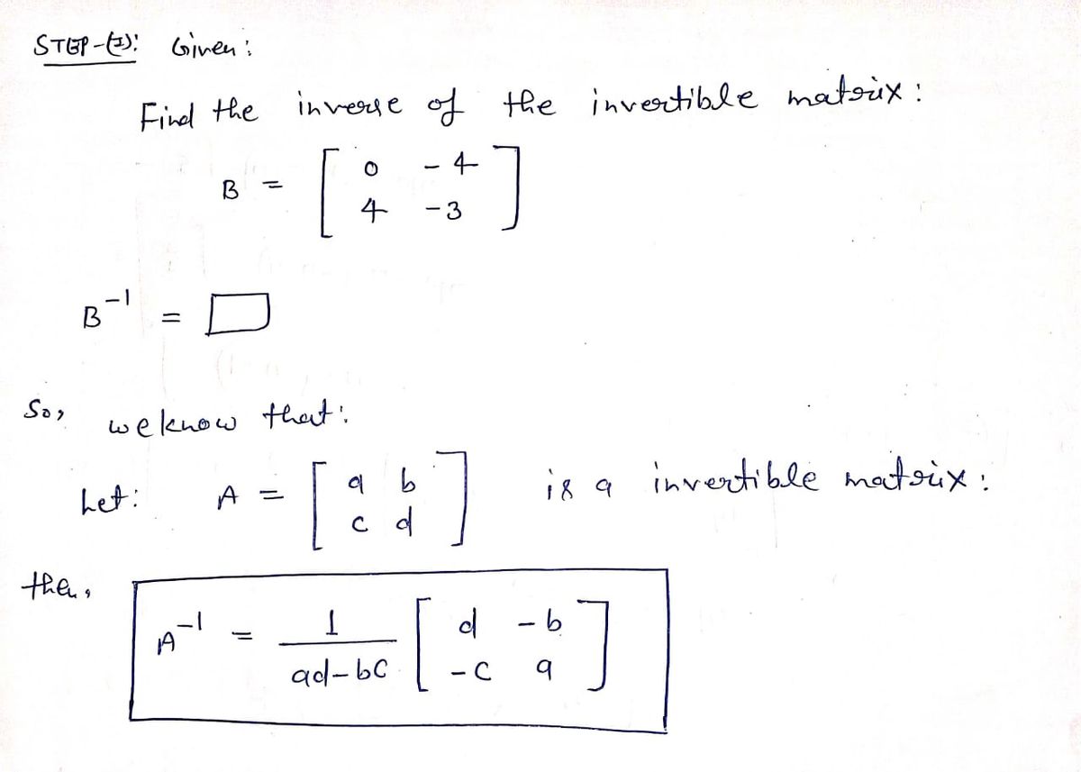 Algebra homework question answer, step 1, image 1