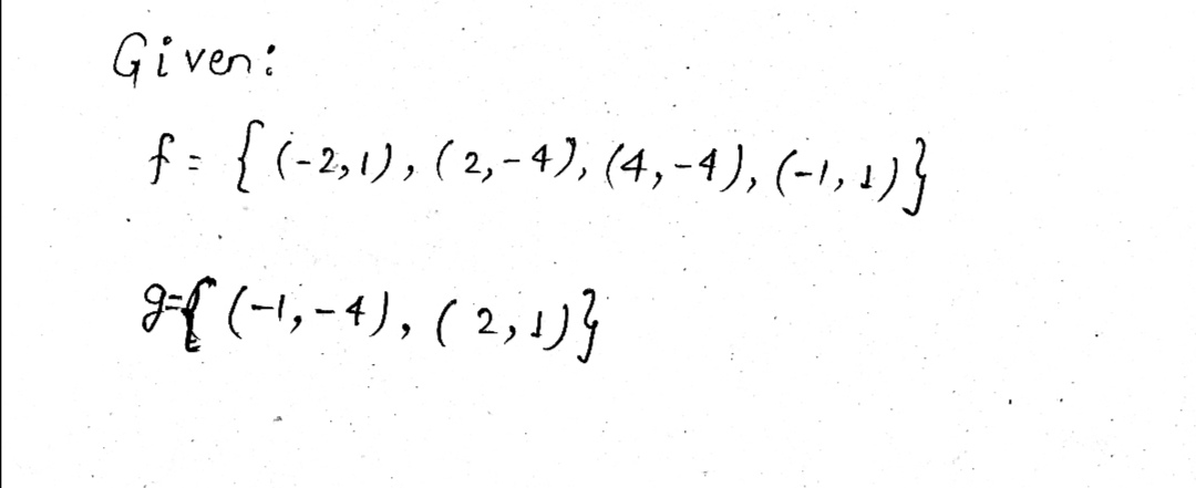 Algebra homework question answer, step 1, image 1