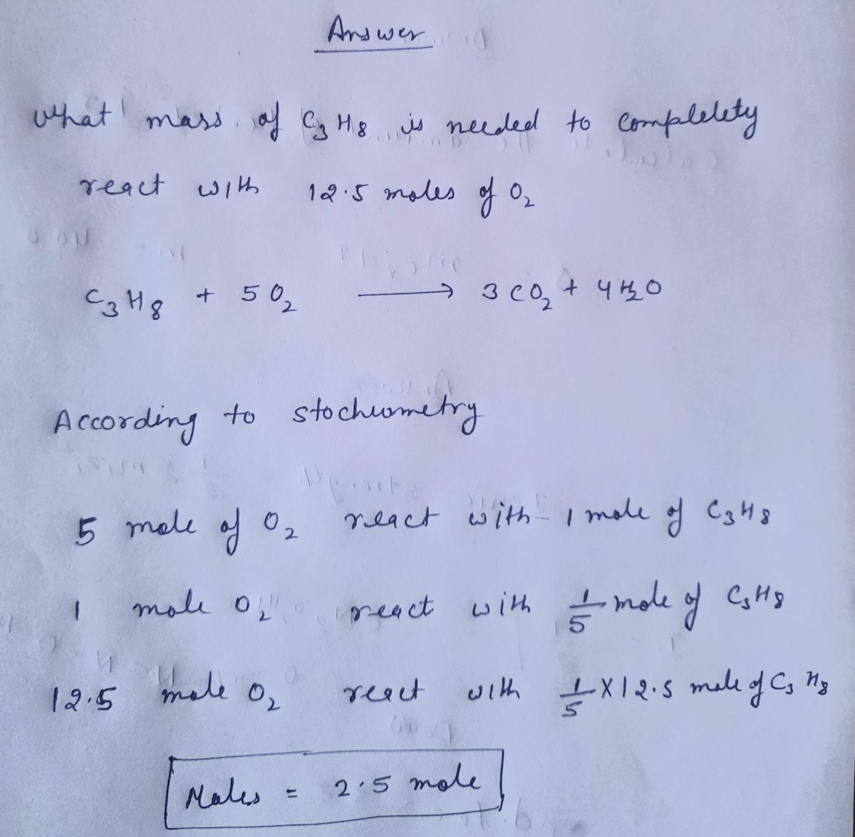 Answered What mass of C3H8 is needed to bartleby