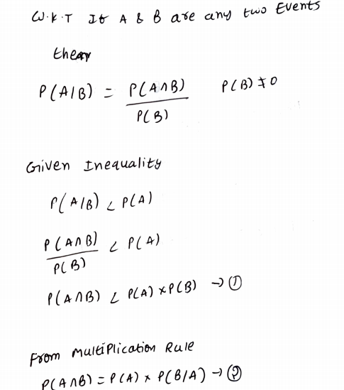 Answered: If P(A|B)