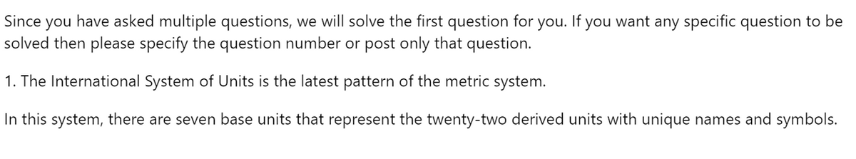 Chemistry homework question answer, step 1, image 1