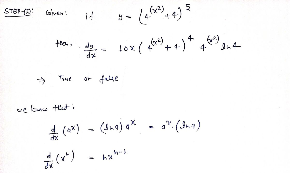 Calculus homework question answer, step 1, image 1