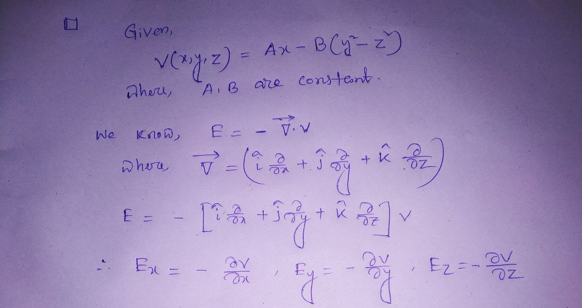 Physics homework question answer, step 1, image 1