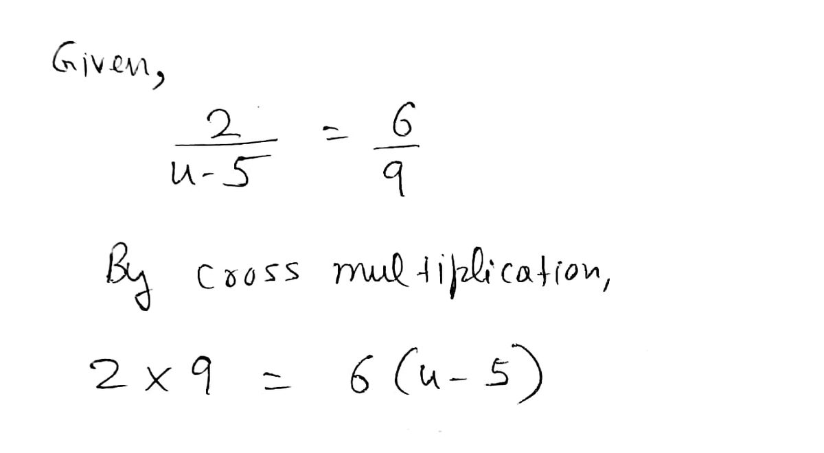 Algebra homework question answer, step 1, image 1