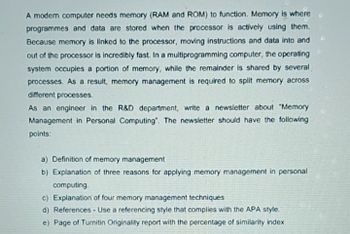 Functions of store ram and rom