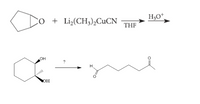 H3O*,
+ Li¿(CH3),CUCN
THE
OH
H
HO
