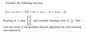 Steepest descent method for a quadratic function – GeoGebra