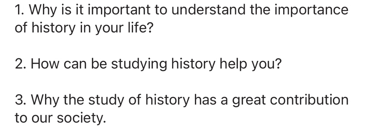 Why Is It Important to Study History?